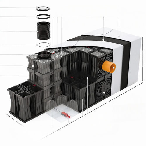 Modulo di gestione delle acque piovane per tetto - AQUABOX - ROTO SLOVENIJA - per casa / per strade / per applicazioni industriali