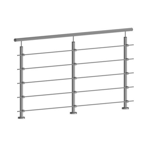 Ringhiera in acciaio - BL.PT42.4HD12.04.S/960 - RX Inox France - per balaustra / da esterno / per balcone