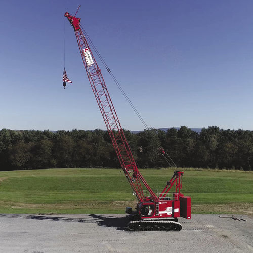 Gru con braccio - MLC80A-1 - Potain - MANITOWOC CRANE GROUP FRANCE - cingolata / automontante / di sollevamento