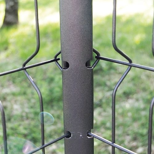 Pilastro per recinzione in acciaio galvanizzato - voestalpine Sadef nv