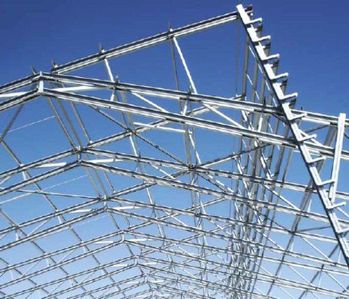 Carpenteria metallica per edifici - voestalpine Sadef nv - per hangar / per copertura / per coperture a doppia pendenza