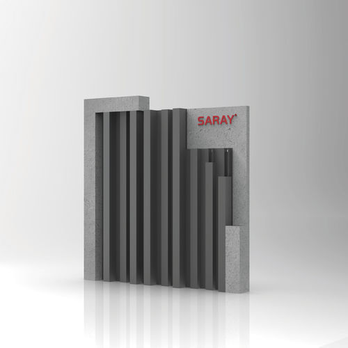 Rivestimento di facciata speciale - VERTICAL - SARAY ALUMINYUM - in alluminio / verticale / dipinto