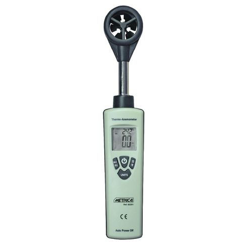 Anemometro termo - 60291 - Metrica S.p.A. - portatile / a elica