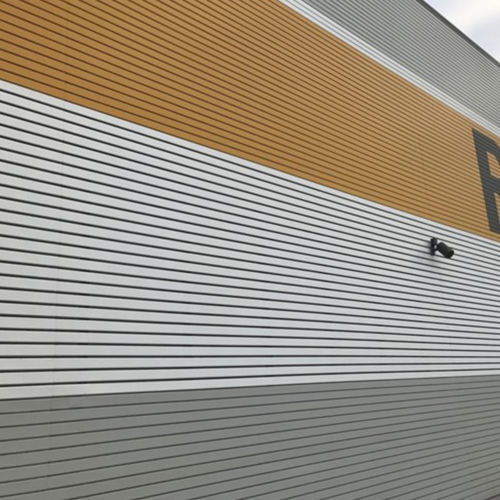 Rivestimento di facciata in pannelli - METALSCREEN GEEE SRL - in acciaio / in alluminio / orizzontale