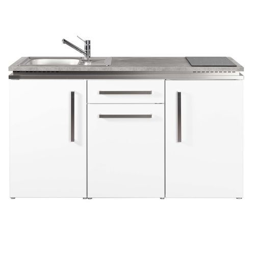 Mini cucina piccola - MD 150 - Stengel Steel Concept GmbH - in rovere / in ardesia / in acciaio inossidabile