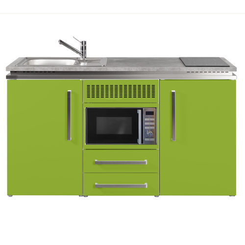 Mini cucina piccola - MDM 150 - Stengel Steel Concept GmbH - in rovere / in ardesia / in calcestruzzo