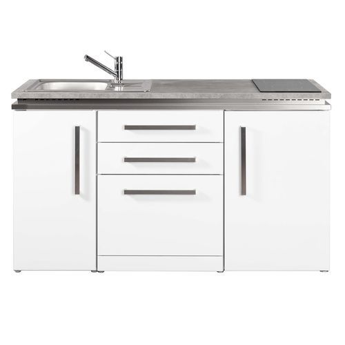 Mini cucina piccola - MDGS 150 - Stengel Steel Concept GmbH - in rovere / in ardesia / in calcestruzzo