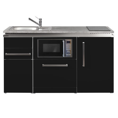 Mini cucina piccola - MDGSM 150 - Stengel Steel Concept GmbH - in rovere / in ardesia / in calcestruzzo