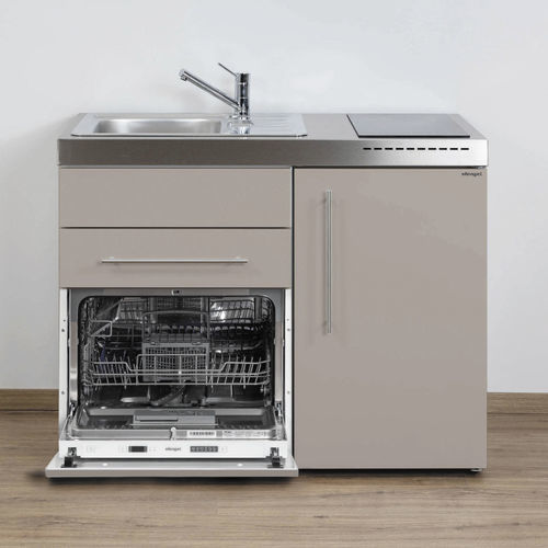 Mini cucina piccola - MPGS 110 - Stengel Steel Concept GmbH - in acciaio inossidabile / con impugnature / a induzione