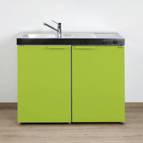 Mini cucina piccola - MK 100 - Stengel Steel Concept GmbH - in acciaio inossidabile / in vetroceramica / bianca