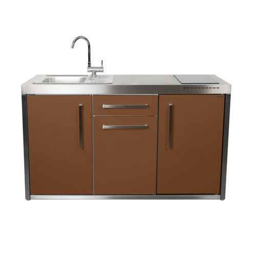 Mini cucina piccola - MO 150 S - Stengel Steel Concept GmbH - in metallo / con impugnature / da esterno