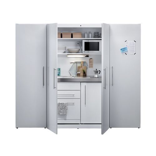 Mobile alto per cucina contemporaneo - SKM 120 - Stengel Steel Concept GmbH - in metallo / per frigorifero