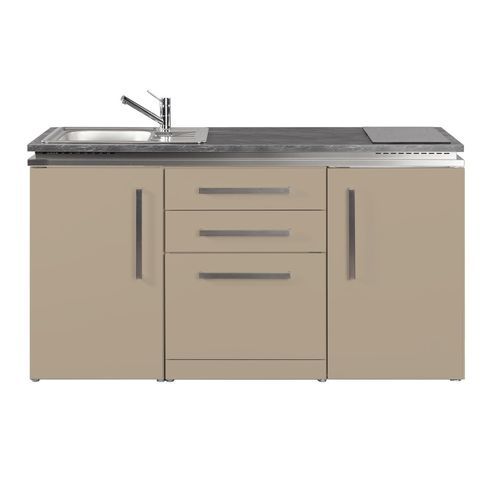 Mini cucina piccola - MDGS 160 - Stengel Steel Concept GmbH - in rovere / in ardesia / in calcestruzzo