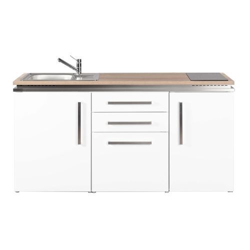 Mini cucina piccola - MD 170 - Stengel Steel Concept GmbH - in rovere / in ardesia / in calcestruzzo