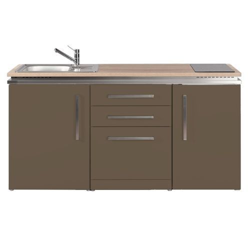 Mini cucina piccola - MDGS 170 - Stengel Steel Concept GmbH - in rovere / in ardesia / in acciaio inossidabile