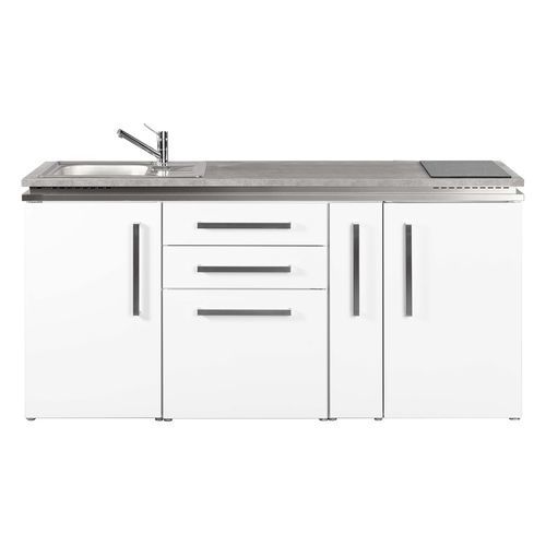Mini cucina piccola - MD 180 A - Stengel Steel Concept GmbH - in rovere / in ardesia / in acciaio inossidabile