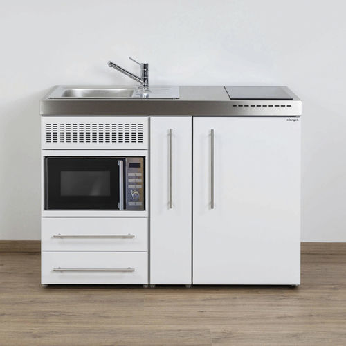 Mini cucina piccola - MPM 120 A - Stengel Steel Concept GmbH - in metallo verniciato / con impugnature / a induzione