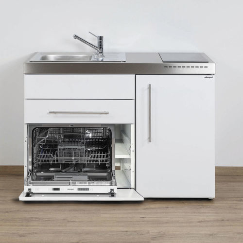 Mini cucina piccola - MPGS 120 - Stengel Steel Concept GmbH - in metallo verniciato / con impugnature / a induzione