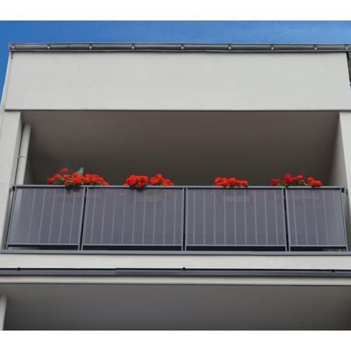 Ringhiera in alluminio - OXYTAL - BUGAL SA - a pannelli / da esterno / per balcone