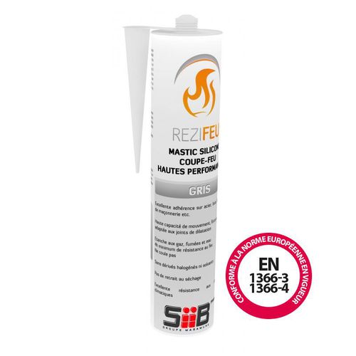 Mastice elastico - SIIB FRANCE - in resina di silicone / per impermeabilità / per calcestruzzo