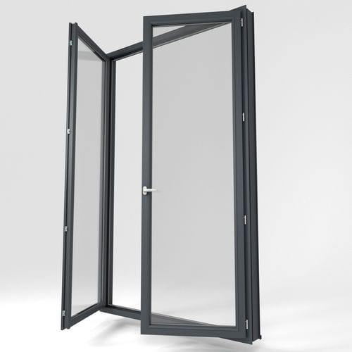 Porta finestra battente - FP72 - CASTES INDUSTRIES SAS - in PVC