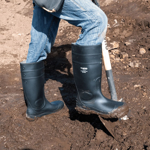Stivale di sicurezza per cantiere - VIBAS38 - CENTRAL LOBAO S.A - a tenuta stagna / antiscivolo / SBP