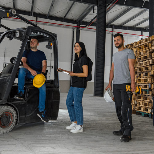 Maglietta da lavoro - BASIC  - CENTRAL LOBAO S.A - in cotone / nero / blu