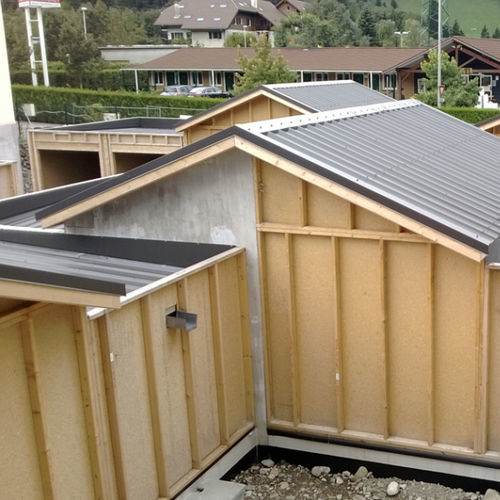 Pannello strutturale in legno - GROUPE MINOT - per muro portante / prefabbricata / rigida