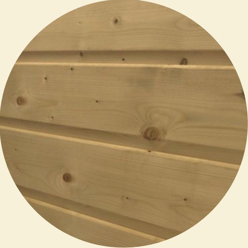 Rivestimento di facciata in pannelli - GROUPE MINOT - in legno / liscio / classe 3