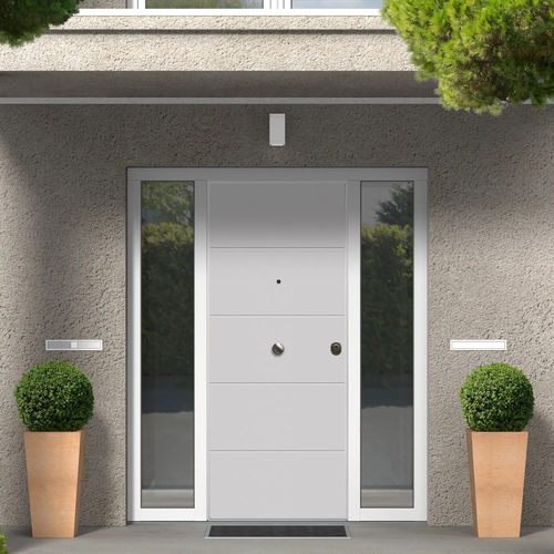 Porta d'ingresso - THERMOENERGY CL4 Penta - GRUPPO PRIMAVERA SRL - in alluminio / in acciaio galvanizzato / in melaminico