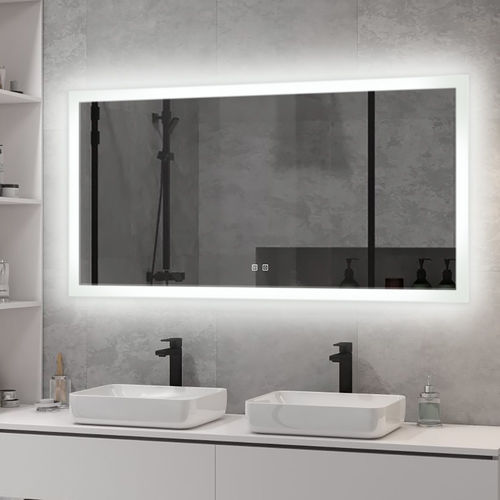 Specchio da bagno a muro - Foshan Sunvin Ceramics CO., Ltd - contract / contemporaneo / rettangolare