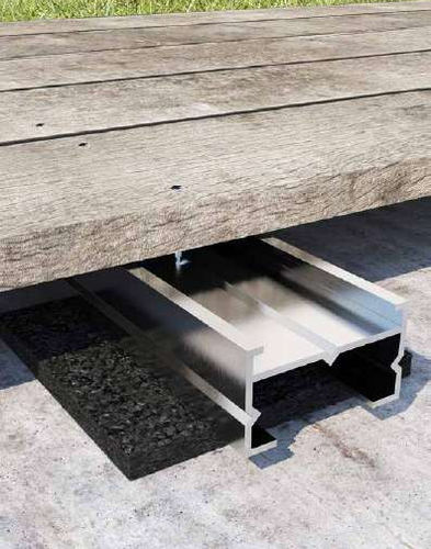Profilato per fissaggio in alluminio - ALU TERRACE - HOLZ TECHNIC - in alluminio anodizzato / per tavole da deck
