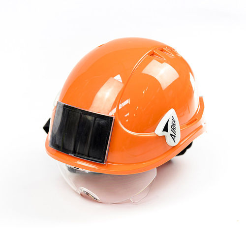 Casco da cantiere - SYAM - EN 397 / leggero / con visiera