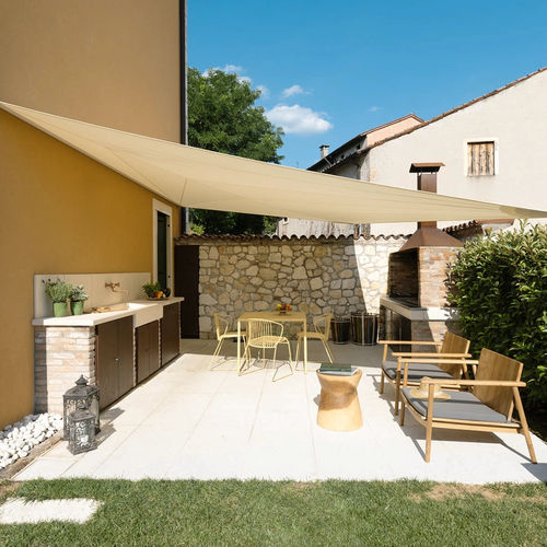 Vela ombreggiante impermeabile - Solaria Lean/Solaria +Plus Lean - Maanta - su misura / resistente al vento / da esterno