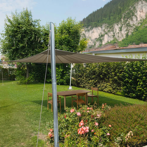 Palo per tenda a vela - EZ Mast - Maanta - in acciaio / personalizzabile