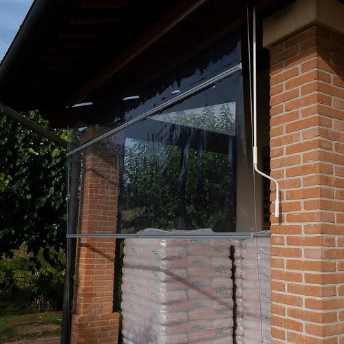 Tenda avvolgibile a rullo - Easy Clear - Maanta - per pergola / per esterno / in alluminio