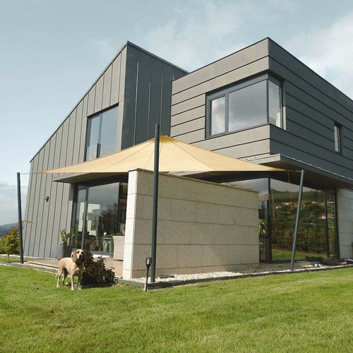 Vela ombreggiante resistente agli UV - Solaria Breathable - Maanta - su misura / resistente al vento / contract