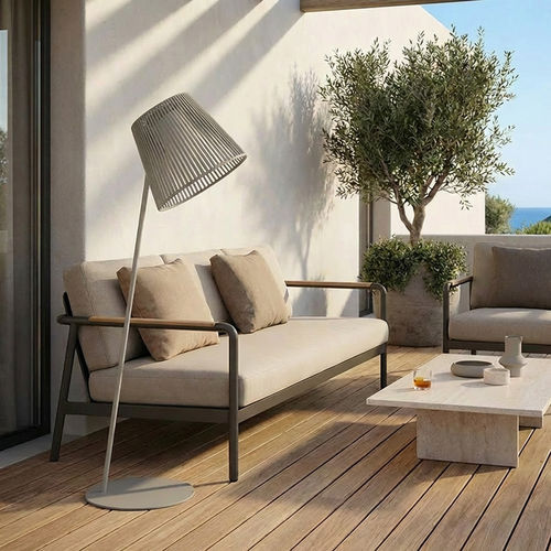 Lampada da terra - ROPELLE - Maanta - in polipropilene / in corda / contemporanea