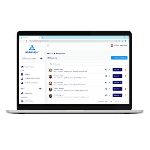 Software di gestione - ALL MANAGER - per serramenti / Windows / Androïd