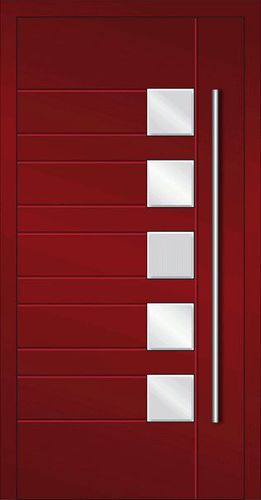 Porta d'ingresso - MB-86 - INWEST - PROFIL - in alluminio / battente / contemporanea