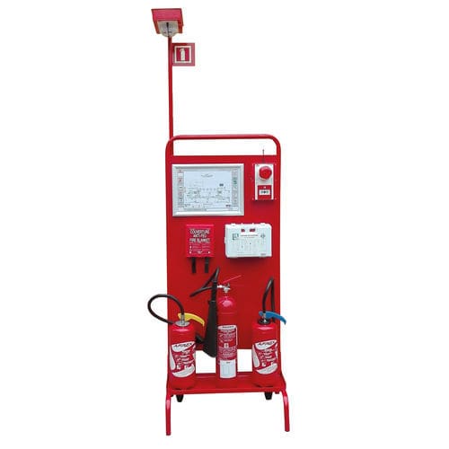 Carrello portaestintore - PRODOMO - contract / in acciaio