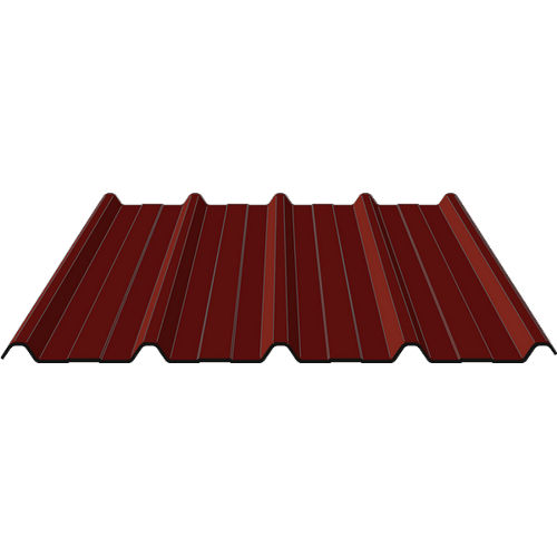 Lamiera grecata - 4.250.35 - PROFIL C - colorata / galvanizzata / marrone