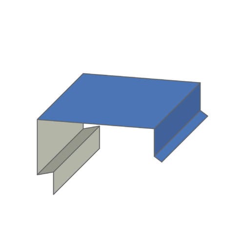 Rivestimento in acciaio galvanizzato - 48 - PROFIL C - su misura