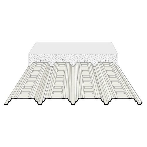 Cassaforma a perdere - 4.250.45 - PROFIL C - in acciaio galvanizzato / per solaio / per balcone