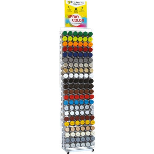 Espositore portabottiglie - EX004  - Eco Service Srl - in metallo verniciato / unilaterale / a pannello