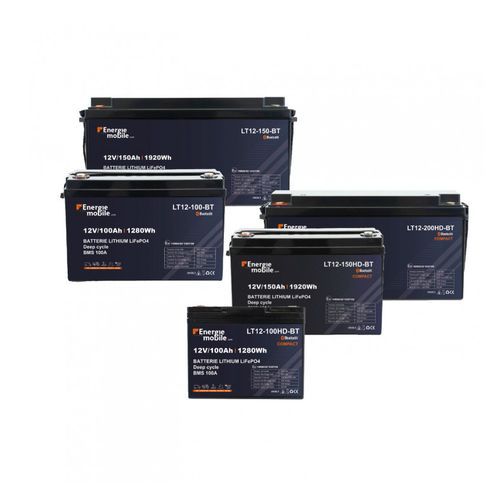 Batteria litio - LT-BT - ENERGIE MOBILE - rettangolare / 12 V / professionale