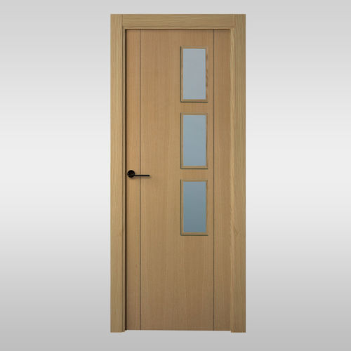 Porta da interno - Aranga - PUERTAS VALES - in rovere / battente / contemporanea