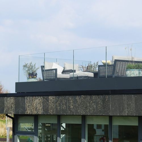Balcone pannelli in vetro - POSIglaze - Pure Vista Ltd - per balaustra / in vetro / senza telaio