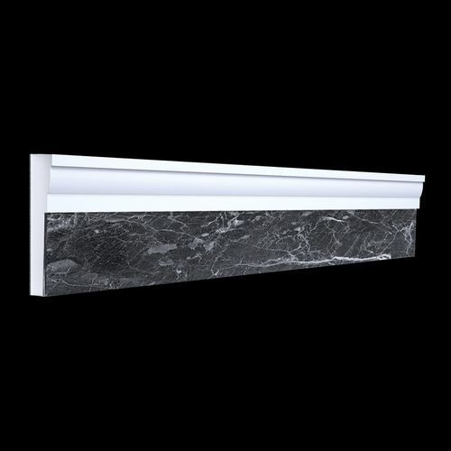 Battiscopa nero - DKS-01 - RAMSOY İNŞAAT İZOLASYON KİMYEVİ MADDE SAN VE TİC LTD ŞTİ - in polistirene ad alta densità / decorativo / esterno