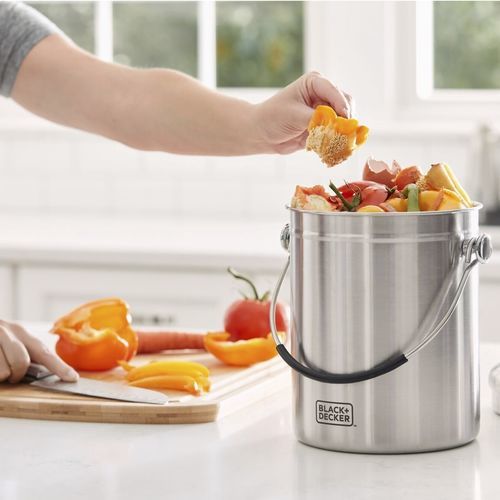 Compostiera in acciaio inossidabile - BDSTGAKT9702 - Black & Decker